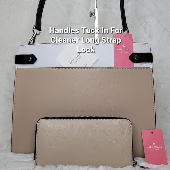 🎁 NWT kate spade 2 Set Purse Satchel Shoulder Bag Cross Body  + Wallet M - Picture 11 of 14
